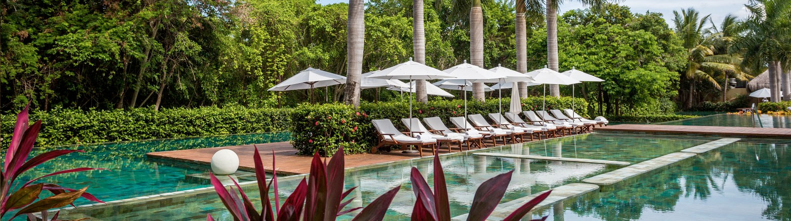 Piscine du Grand Velas Riviera Maya au Mexique