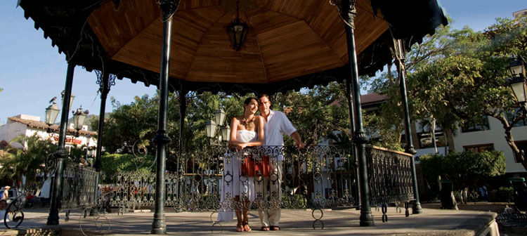 Vieux quartier de Puerto Vallarta au Mexique