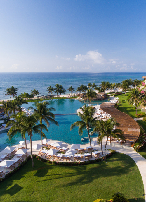 A luxurious Grand Velas Riviera Maya resort