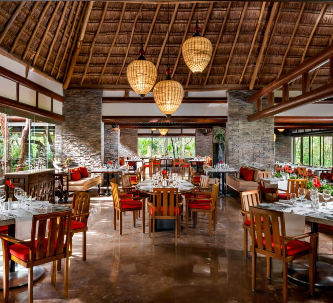 Chaka Dining area at Grand Velas Riviera Maya