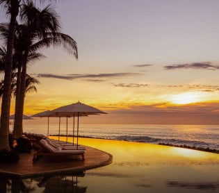 Scenic Evening Beach View from Grand Velas