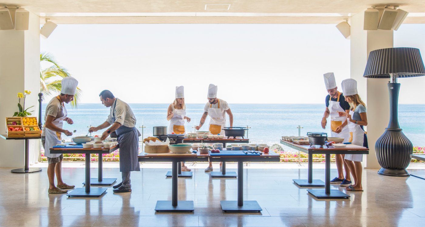 Dining table at Grand Velas Los Cabos