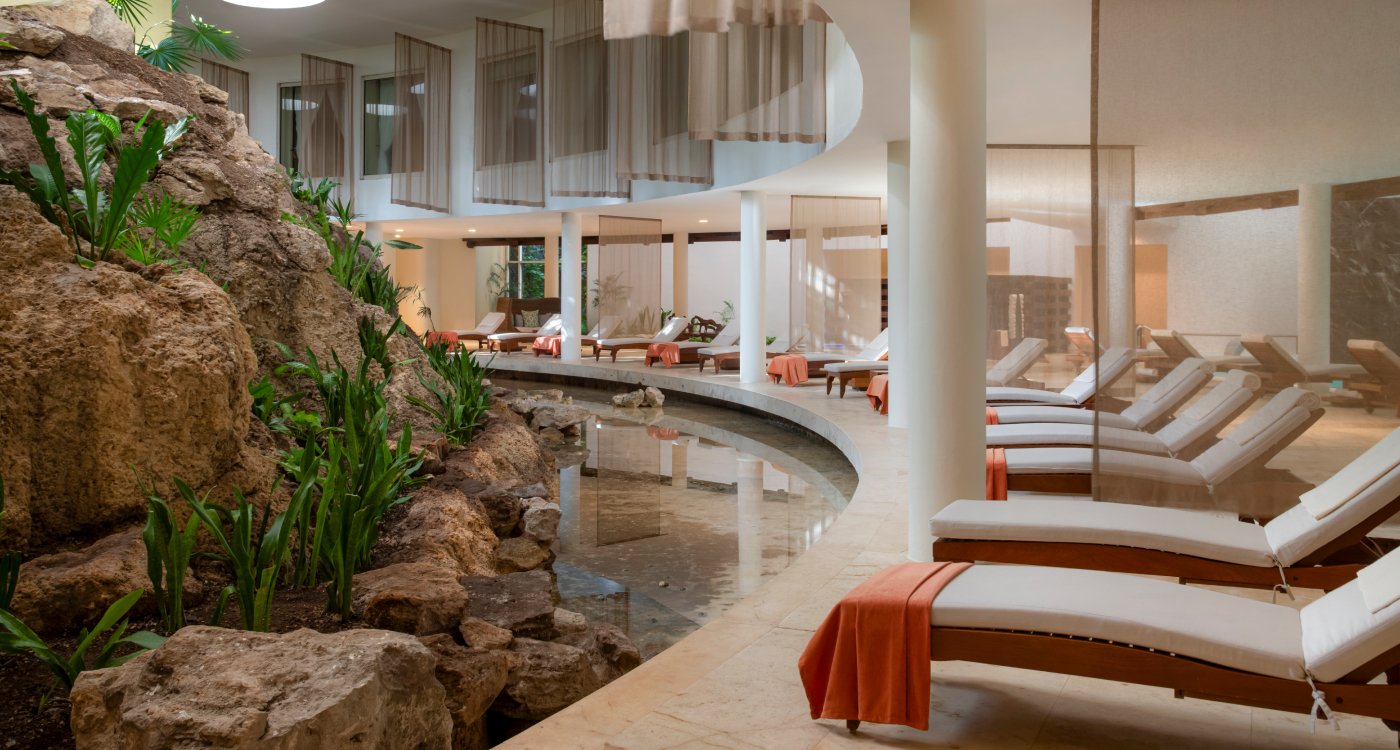 Luxurious spa at Grand Velas Riviera Maya