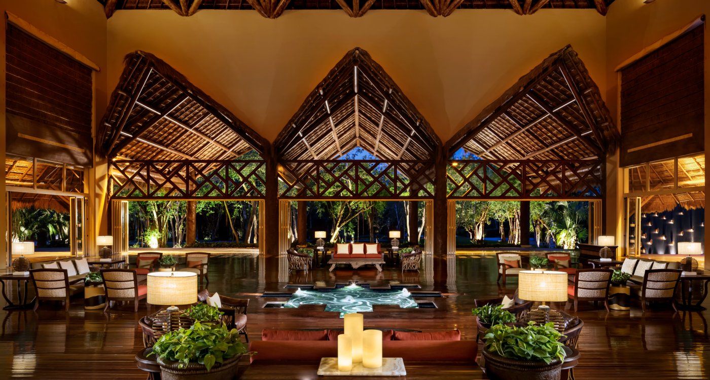 Resort lobby at Grand Velas Riviera Maya