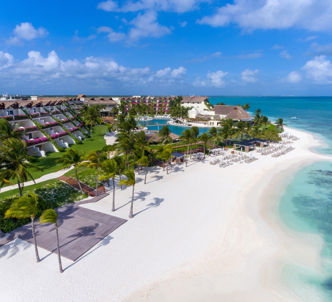 Scenic view of Grand Velas Riviera Maya Resort beach