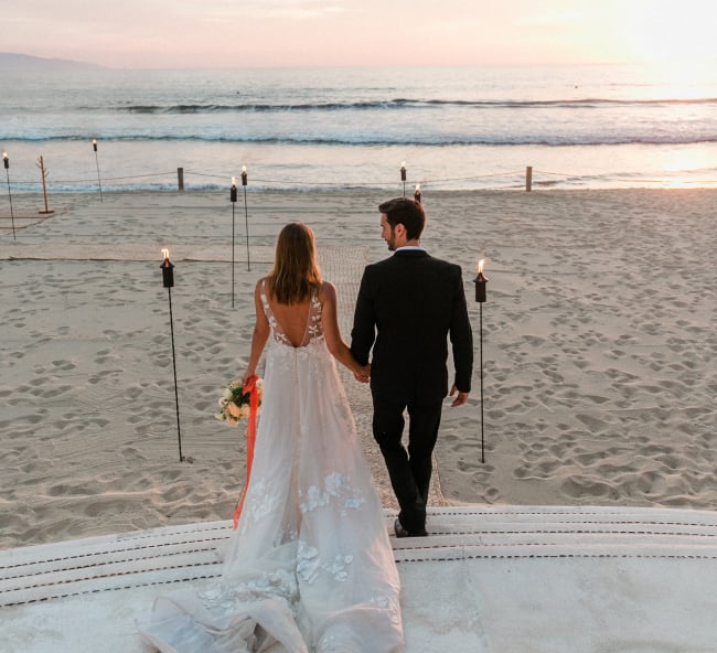 Beach wedding at Grand Velas Riviera Nayarit